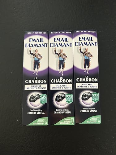 Email Diamant Emaille, Diamant, Kohle, 75 ml, 3 Stück