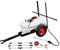 MAXBLAST 60L Sprühgerät Drucksprüher Anhänger 12V Pflanzensprüher Unkrautsprüher Unkrautvernichter Dünger Sprühdünger 9 Bar Sprühbehälter Rasendünger