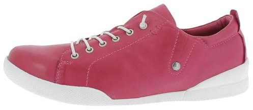 Andrea Conti Damen Sneaker, Magenta, 37 EU