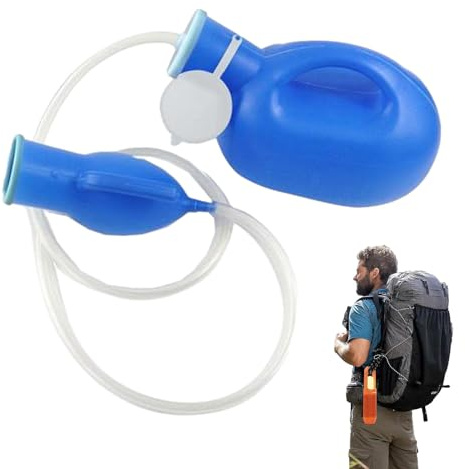 Bouteille D'urine Mâle - Conteneur d'Urine Mâle, Collecteur d'Urinoirs Mâle de 2000ml | Bouteille de Collecte d'Urine d'Hôpital avec Poignée Design, Bouteilles d'Urine Portable Unisexe pour Camping en