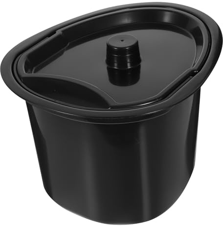 UPKOCH Orinal con Tapa de Plástico para Adultos y Discapacitados, Práctico y Aislado, Adecuado para Sillas de Ducha y Comodidades Junto Cama Varios estilos