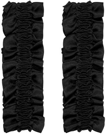 QUARKZMAN armband strumpband 2 stycken halkskydd ärmhållare män skjorta ärmhållare elastiskt bälte kostym tillbehör dekoration för fest svart