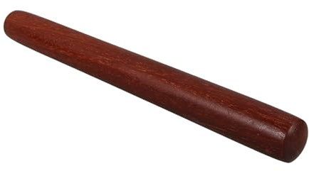 Homoyoyo Palo de Tai Chi de Madera Roja Maciza 33 Cm Resistente al Desgaste Bastón de Ejercicio Portátil para Kung Fu y Artes Marciales Uso Diario en Interior y Exterior