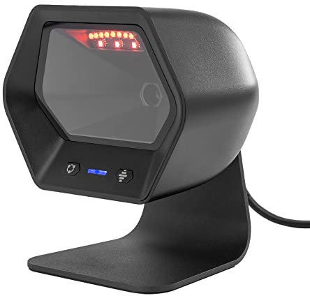 NETUM 1D 2D QR Präsentationsscanner mit USB-Barcodescanner, Omnidirektional, kabelgebunden, für Mobile Bewirtschaftung Computer, Bildschirm-Scan-Unterstützung PDF417, Securpharm Code (Data Matrix)