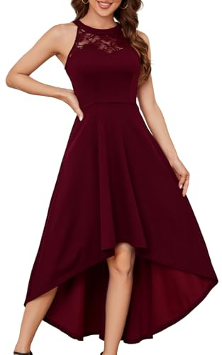 Bbonlinedress Aftonklänningar, eleganta för bröllopsgäster, festklänning för damer, halterneck, konfirmationsklänningar, brudtärneklänningar, cocktailklänning, festklänning, XS
