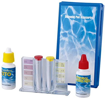 smashing Kit di test per acqua pH – Kit per analisi del pH, facile da usare per casa, piscina, giardinaggio, centro termale