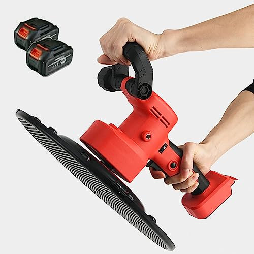 ALSUP Lucidatrice per pareti in Cemento e Malta, lucidatrice da 1680 W con Batteria al Litio brushless,10batteries-2electric