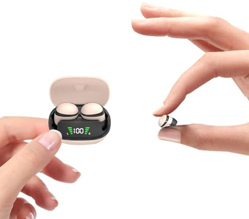 Unsichtbar Kleinste Mini Kopfhörer kabellos im Ohr Bluetooth Kopfhörer zum Schlafen drahtlose Sleep Headphones in Ear Wireless Sleep Earbuds Schlafkopfhörer für kleine Ohren Kinder Seitenschläfer