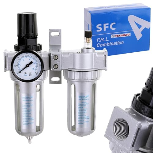 1/2 Inch Compressed Air Maintenance Unit Oiler Pressure Reducer for Compressor