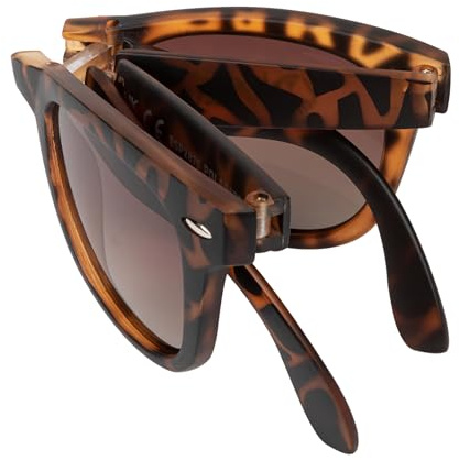 Lakeland Active Camerton Folding Polarized Sunglasses - Matte Tortoiseshell