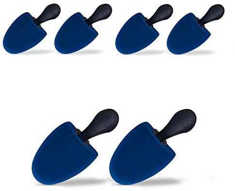 DELFA Samty Schuhspanner für Comfort bequeme runde Schuhe - 3 Paar Schaumstoff Schuhformer - Schuhstrecker für Damen Größe 37-41