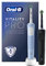 Oral-B Vitality Pro Elektrische Zahnbürste, Electric Toothbrush, Doppelpack mit 2 Aufsteckbürsten, 3 Putzmodi für Zahnpflege, Designed by Braun, blau, schwarz