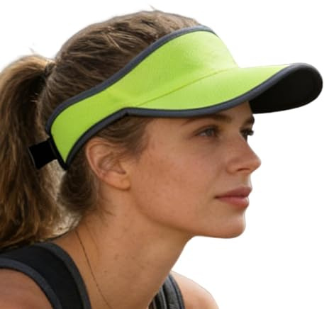 Generisch Visière de golf - Protection solaire - Casquette de sport respirante - Chapeau à visière en maille - Pour golf, tennis, entraînement, cyclisme, camping, extérieur, été