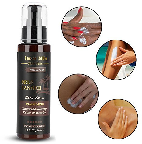 Lozione Abbronzante, Crema Abbronzante Senza Sole, Self Tanner Bagliore Baciato Dal Sole Senza Scottature Ingredienti Naturali Abbronzato, Per Corpo E Viso Ti Fanno Somigliare Kim Kardashian