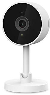Woox Smart Camera 1080P Wifi IP Security Camera with Night Vision Motion Detection 2-Way Audio Speed Playback Home Security with Cloud Storage, Works with Alexa (White)