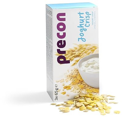 Precon BCM Diät Riegel zum Abnehmen – JoghurtCrisp – 3 Riegel à 64 g – Mahlzeitenersatz für eine gewichtskontrollierende Ernährung