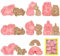 Emporte Pièce Licorne, Emporte Piece Patisserie Licorne, 3D Moule Biscuit Plastique, 8PCS Cookie Cutter Enfant, Gâteau Biscuit Fondant Décoration