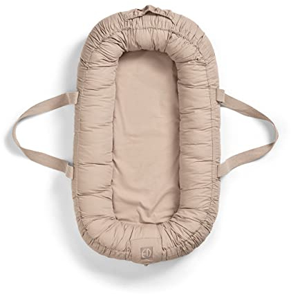 Elodie Details Babynest Kuschelnest Tragbare Babynestchen Neugeborene Kokon für Babys und Säuglinge, Waschbare Reisebett Baby Nestchen 100% Baumwoll 78x45 cm – Blushing Pink