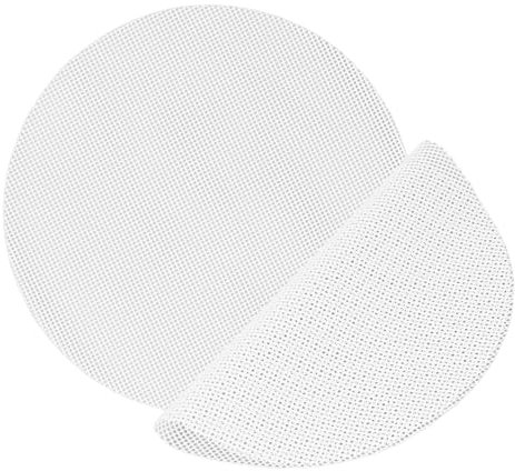 ANKROYU 10 Stück Silikon Dampfmatten, Ø 30 cm Antihaft Runde Dämpfermatten, Knödeldämpfer Matten für Dampfer Topfdampf, Gegen das Festkleben von Bambusdämpfern (30 cm)