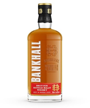 Bankhall Single Malt Whisky 70cl | 40% | Aged in Bourbon oak and new oak casks | Sweet vanilla with smooth oaky spice