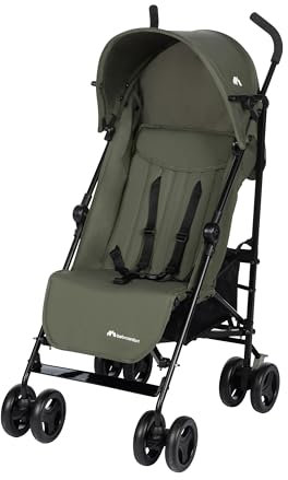 Bebeconfort Rainbow, Poussette Canne Multipositions, Compacte et Légère, de 6 mois à 4 ans, jusqu'à 22 kg, Mineral Green