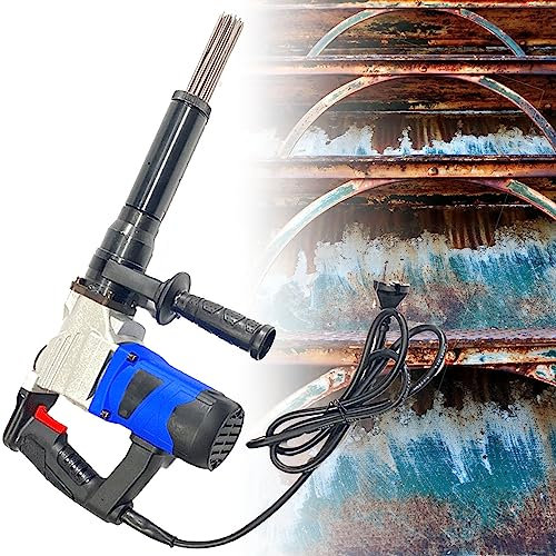 YEHOZZ Electric Derusting Gun, 1100W Electric Needle Derusting Gun, High Power Industrial Grade Electric Needle Scaler HandHeld Needle Derusting Gun Electric Jet Chisels,220V