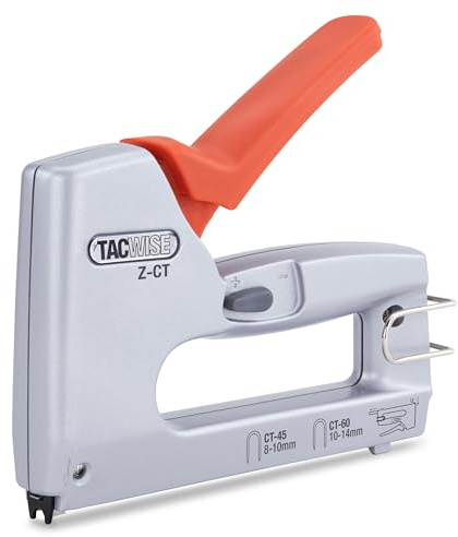 Tacwise 1749 Z-CT Duo Grapadora Metálica para Cables, Utiliza Grapas CT-45 y CT-60