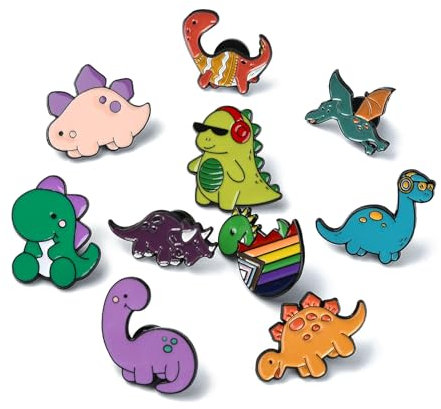 UR URLIFEHALL Lot de broches en plastique acrylique pour vêtements, sacs à dos, bijoux, loisirs créatifs, décoration, Métal