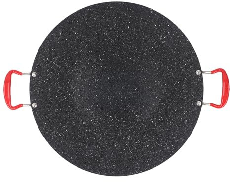 Panna grill coreana rotonda barbecue padella piatta non bastoncata portatile piatta per campeggio esterno barbecue da picnic fatto di ferro (-3111240230212)