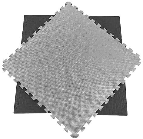 Pavimentos Arquiservi - Suelo Puzzle Tatami | Losetas Gran Formato XL | 100x100x25cm | Gimnasios | Gym En Casa | Fitness | Aerobic | Yoga| Superficie Agarre En 5 Líneas | Libre de Tóxicos.