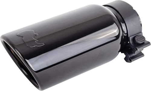 Go Rhino 14 black Chrome Stainless Steel Exhaust Tip -3 ID, 4 OD