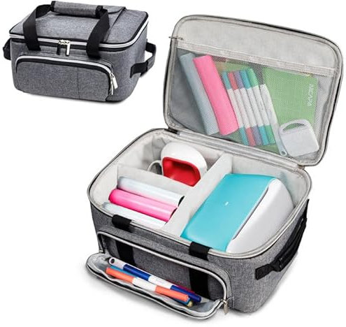 VIGEGARI Cricut Tragetasche kompatibel mit Cricut Easy Press Mini, Grau, Strapazierfähig