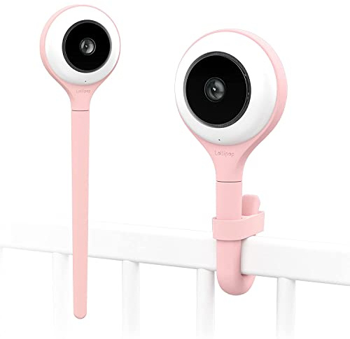 Lollipop Baby Monitor with True Crying Detection (Cotton Candy) - Smart WiFi Baby Camera - Camera with Video, Audio and Sleep Tracking