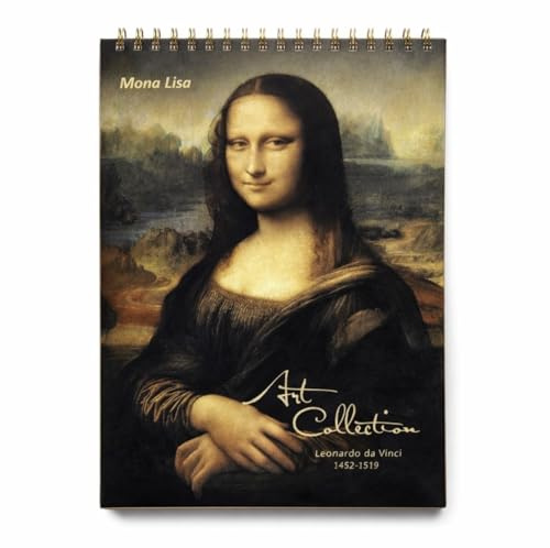 9 x 12 Sketch Book, Top Spiral Bound Sketch Pad,90-Sheets (68lb/100gsm), Acid Free Art Sketchbook Artistic Drawing Painting Writing Paper for Artists of All Ages (Mona Lisa)