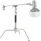 NEEWER Pro SC172 C-Ständer mit Galgenarm, 100% Edelstahl, maximale Höhe 172 cm, Fotografie-Lichtständer mit 83 cm Haltearm, 2 Griffköpfe für Studio Monolight, Softbox, Reflektor