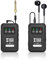 XTUGA Sistema di monitoraggio wireless stereo 2.4G stereo/mono con auricolare, accoppiamento automatico Professional Wireless IEM Stereo Syetem per prove di banda da studio