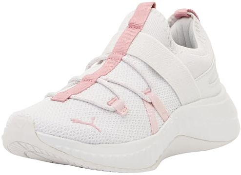 PUMA Scarpe da Corsa Softride Sera Alt Wns da Donna, Grigio Piuma Poised Rosa Mauve Mist, 40.5 EU