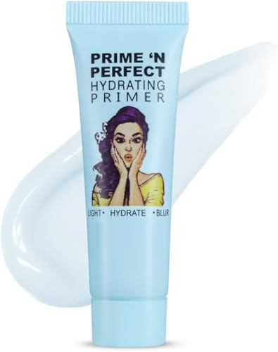 HK Prime 'n Perfect Hydrating Primer - 10 ml|Matte Finish|Light Weight|Deep Moisturization|Quick Dry|Moisture-Reserve Technology|For All Skin Types - 10ml