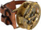 Reloj de pulsera de latón de 2.5 pulgadas con brújula y reloj de sol estilo steampunk antiguo con pulsera de cuero, colección hecha a mano, brújula de reloj solar, colección náutica, Antiguo marrón, 6