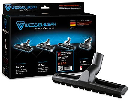Wessel-Werk D 300 Staubsauger-Allzweckdüse l ideal für Hartböden und Teppich l optimal geeignet für Fein- und Grobschmutz l passend von 32-38mm