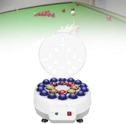 22 bollar biljardrengöring, 2 i 1 rengöringsmaskin, automatisk biljard elektroniska poolbollar poleringsrengöringsmaskin for snookerbollar