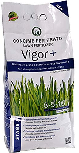 CONCIME PER PRATO VIGOR+ PLUS 8-5-13 STAGE 3 CONCIMAZIONE INVERNALE DEL PRATO CONCIME PER INVERNO 4 KG AMDGarden