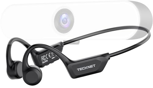 TECKNET Full HD 1080P webbkamera för PC, PC-webbkamera med mikrofon, USB-webbkamera, 110° visning, webbkamera för onlinesamtal/konferens, Zoom/Skype/Facetime/YouTube, 36 månaders garanti