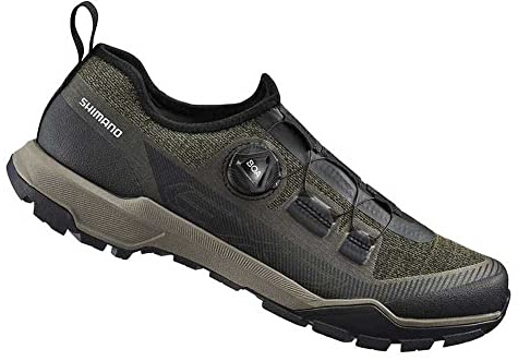 SHIMANO Bicycle Shoes SH-EX700 - Olive 46.0 cykelskor för effektiv trampning
