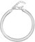 Amberta Frauen 925 Sterling Silber Flaches Schlangenarmband: 4.5 mm Silbernes Herringbone Armband 20 cm