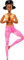 Barbie Made To Move Modepuppe, brünett mit abnehmbarem Sport-Top und Hose, 22 biegbare Gelenke