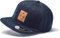 Kinder Cap: Fußball Leder Emblem - Fussball Mütze für Kind -Kappi für Fussballspieler Trainings-Mütze Basecap Kappe Jungs Kappe Cappy Geschenk für Jungen Sport (Navy)