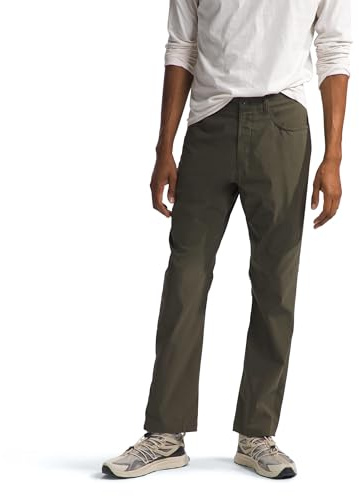 The North Face Men's Sprag 5-Pocket Pant - Moisture Wicking, Water Repellent Finish, UPF 40+ Sun Protection, Belt Loops, New Taupe Green-NPF, 36