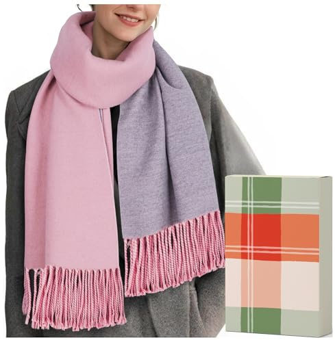 HIGHEVER Bufanda Mujer Invierno Regalos Navidad: Ideas Regalos para Madres Pañuelo Cuello Calendario Adviento Poncho Pashmina, Chal Fular Amigo Invisible Regalos Originales para Mujer