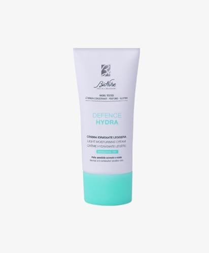 BioNike, Defence Hydra Crema Idratante Leggera, Lenitiva e Protettiva per le Pelli Normali e Miste, 50ml